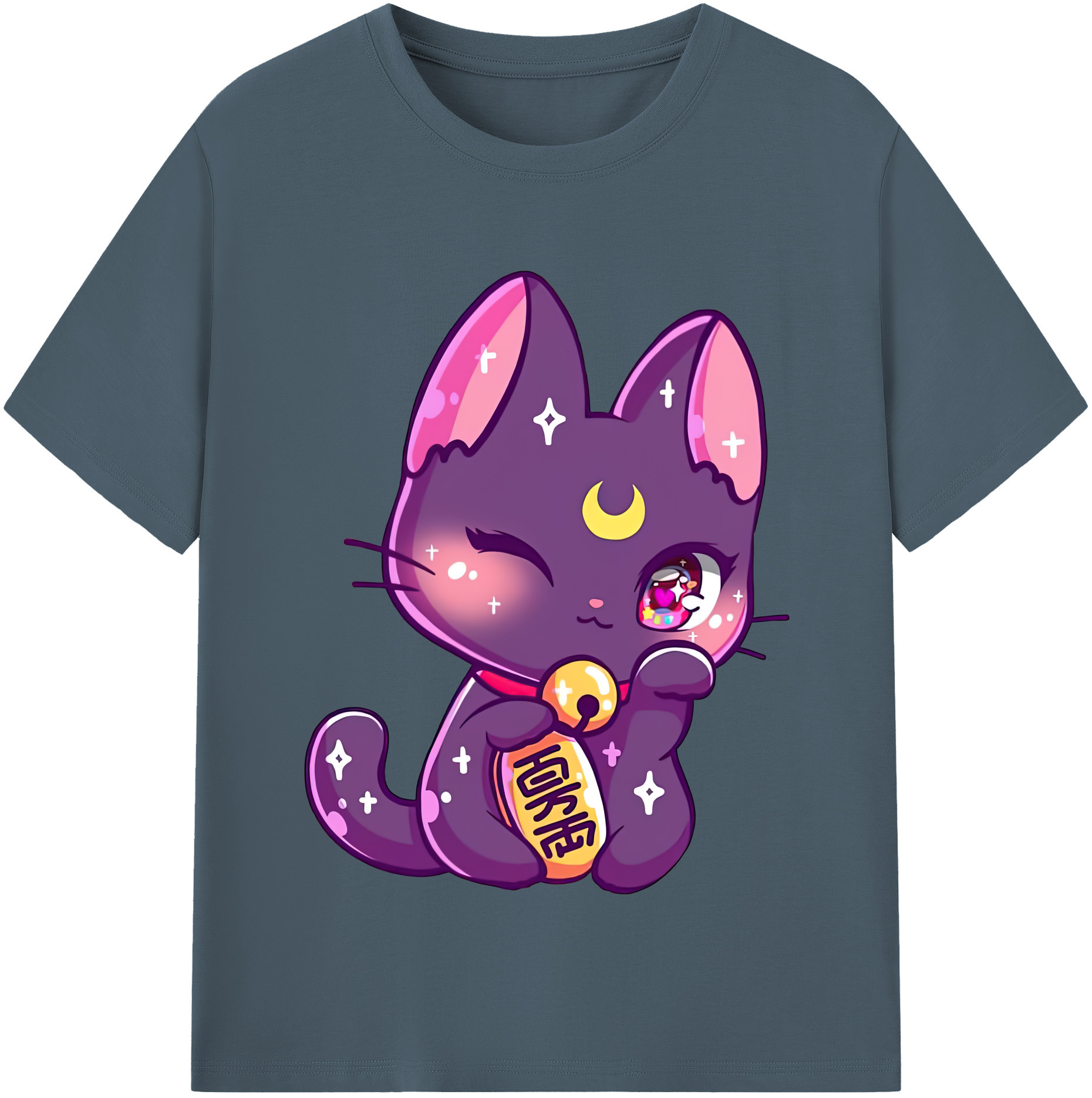 （画像用） 美少女戦士セーラームーン Sailor Moon 綿100％半袖Tシャツ（フロントプリント）